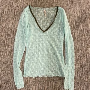 Free people see-through top small